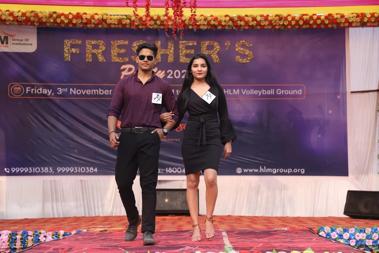 Freshers’ party ramp walk