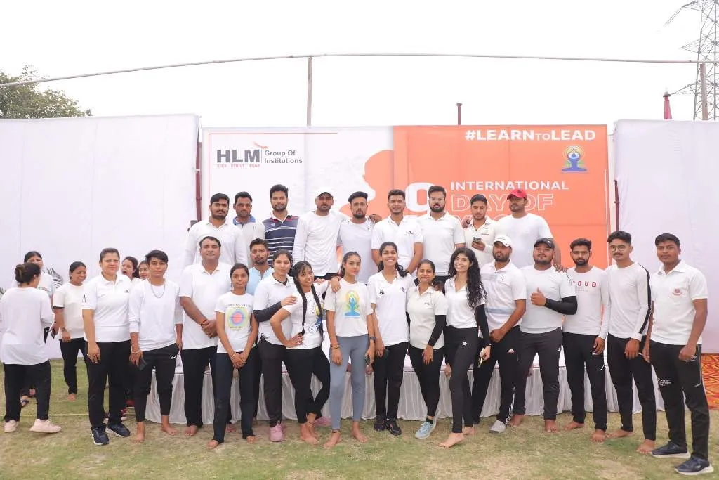 Yoga Day students group
